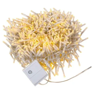 Kurt Adler 1000-Light 32.8-Foot Warm White Led Cluster Garland
