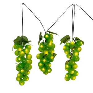 Kurt Adler 75-Light Led Large Green Grape Light Set