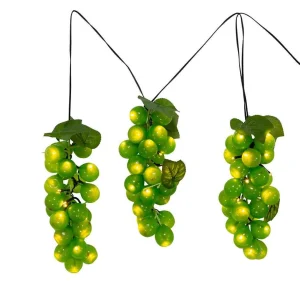 Kurt Adler 75-Light Led Large Green Grape Light Set