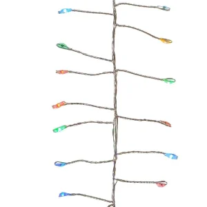 Kurt Adler 240-Light Rgb Twinkle Fairy Cluster Light Set