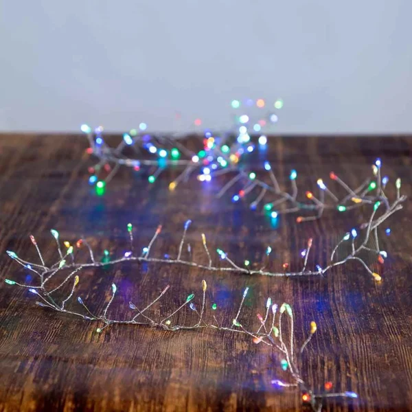 Kurt Adler 240-Light Rgb Twinkle Fairy Cluster Light Set