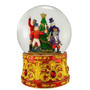 Kurt Adler 120Mm Musical Lighted Nutcracker Water Globe