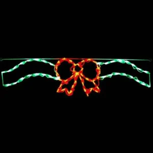 Brite Ideas Led Bow/Ribbon Linkable Red/Green #Led-Br44Rg