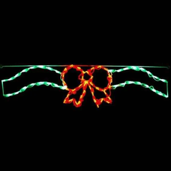 Brite Ideas Led Bow/Ribbon Linkable Red/Green #Led-Br44Rg