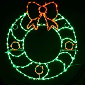 Brite Ideas Led C7 Wreath W/ Berries #Led-C7Wrb200