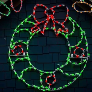 Brite Ideas Led C7 Wreath W/ Berries #Led-C7Wrb200