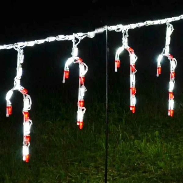 Brite Ideas Led Candy Cane Freestyle Linkable -Set Of 12 #Led-Ccl44