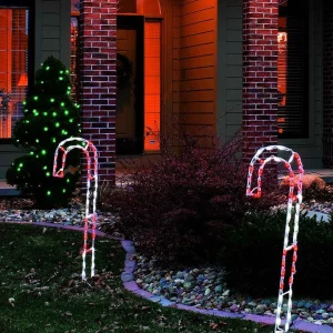 Brite Ideas Led Candy Cane #Led-Cc48 *Set Of 4*