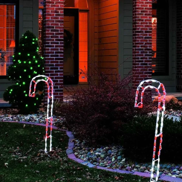 Brite Ideas Led Candy Cane #Led-Cc48 *Set Of 4*