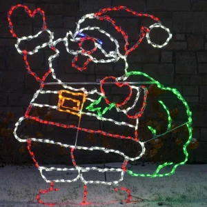 Brite Ideas Led Jolly Santa With Bag #Led-Sj72