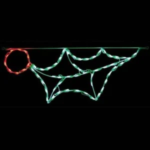 Brite Ideas Led Linkable Holly Leaf With Berry #Led-Hb44 *Set Of 12*