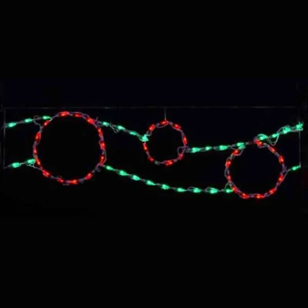 Brite Ideas Led Ornament Ribbon Rg - Set Of 12- #Led-Ro44Rg