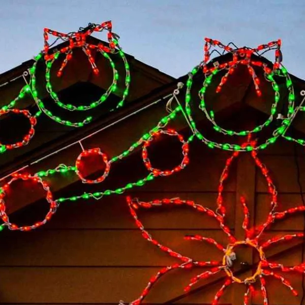 Brite Ideas Led Ornament Ribbon Rg - Set Of 12- #Led-Ro44Rg