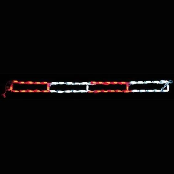 Brite Ideas Led Peppermint Stick (Red/White) -Set Of 12- #Led-Ps44