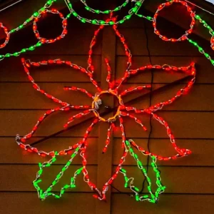 Brite Ideas Led Poinsetta #Led-Pt60 *Set Of 2*