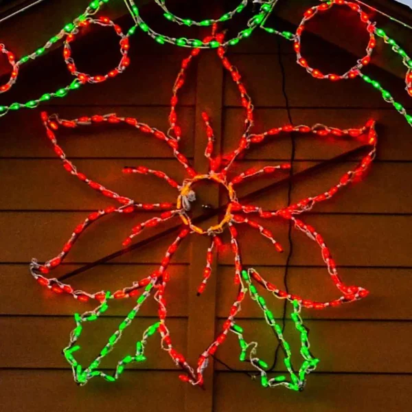 Brite Ideas Led Poinsetta #Led-Pt60 *Set Of 2*