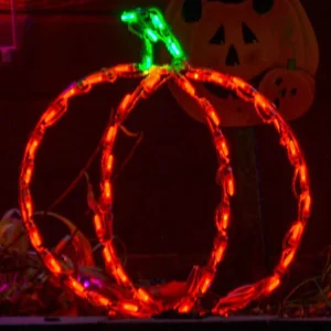 Brite Ideas Led Pumpkin Large #Led-Pk50 *Set Of 2*
