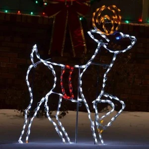 Brite Ideas Led Reindeer #Led-Rd60 *Set Of 2*