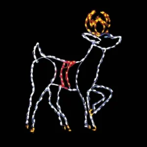 Brite Ideas Led Reindeer #Led-Rd60 *Set Of 2*