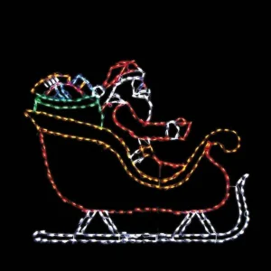 Brite Ideas Led Santa In Sleigh #Led-Ss40