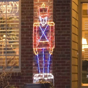 Brite Ideas Led Small Toy Soldier #Led-Tssm65 *Set Of 2*