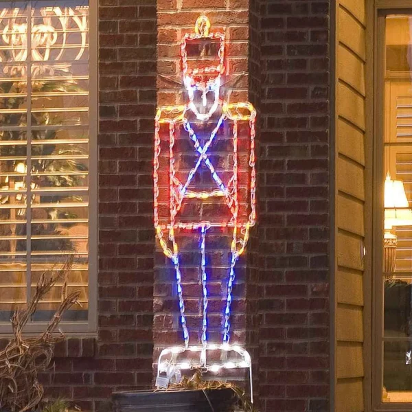 Brite Ideas Led Small Toy Soldier #Led-Tssm65 *Set Of 2*