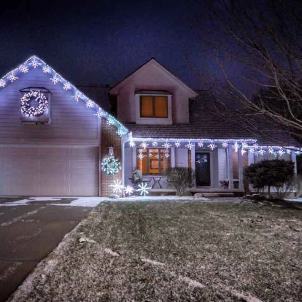 Brite Ideas Led Snowflake Freestyle Linkable (White)- Set Of 12- #Led-Sfl44W