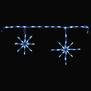 Brite Ideas Led Snowflake Freestyle Linkable (Ice Blue) - Set Of 12- #Led-Sfl44Ib