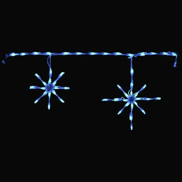 Brite Ideas Led Snowflake Freestyle Linkable (Ice Blue) - Set Of 12- #Led-Sfl44Ib