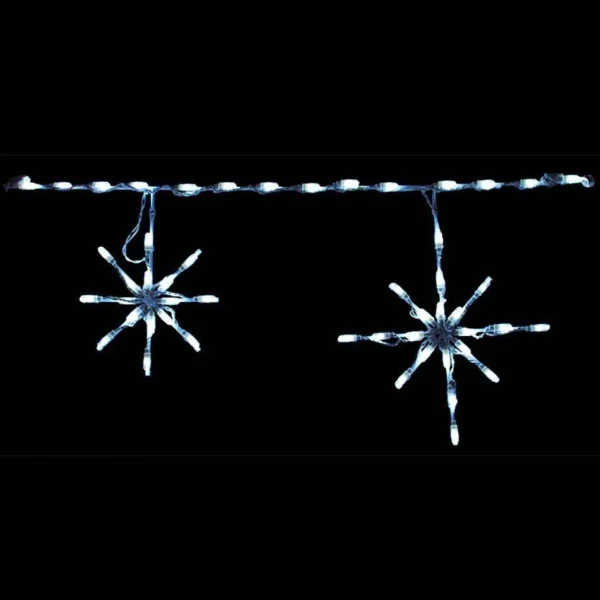 Brite Ideas Led Snowflake Freestyle Linkable (White)- Set Of 12- #Led-Sfl44W