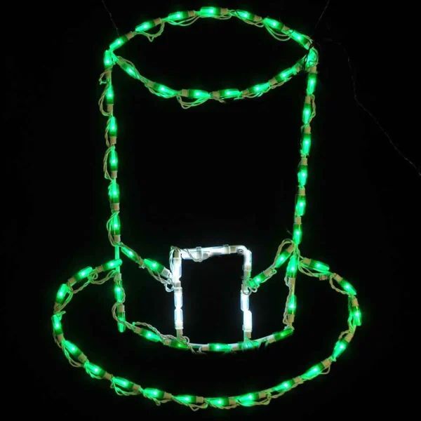 Brite Ideas Led St Patricks Hat Green #Led-Stphat *Set Of 2*