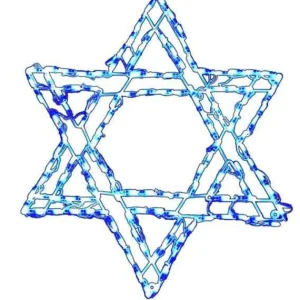 Brite Ideas Led Star Of David #Led-Sd132 *Set Of 2*