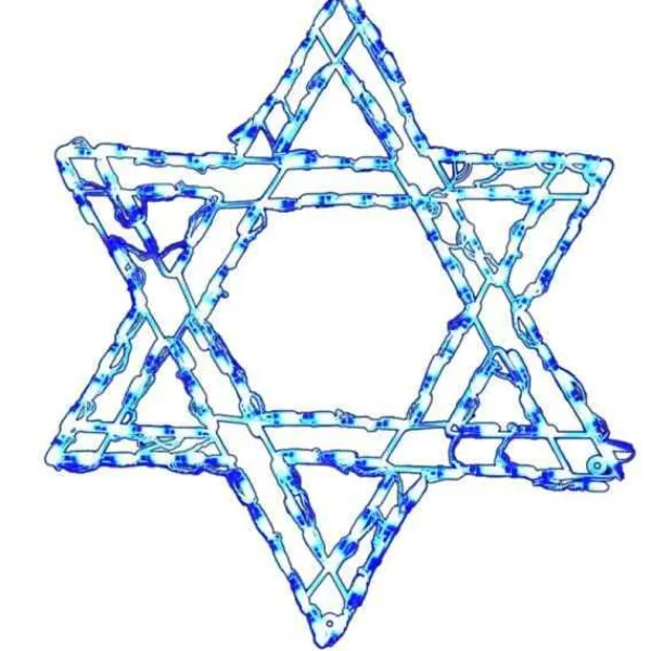 Brite Ideas Led Star Of David #Led-Sd132 *Set Of 2*
