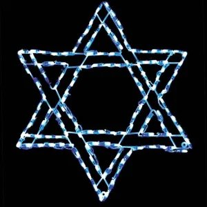 Brite Ideas Led Star Of David #Led-Sd132 *Set Of 2*