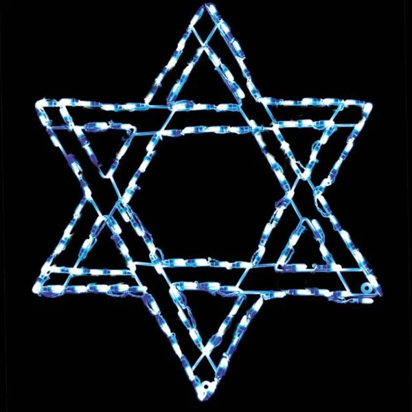 Brite Ideas Led Star Of David #Led-Sd132 *Set Of 2*