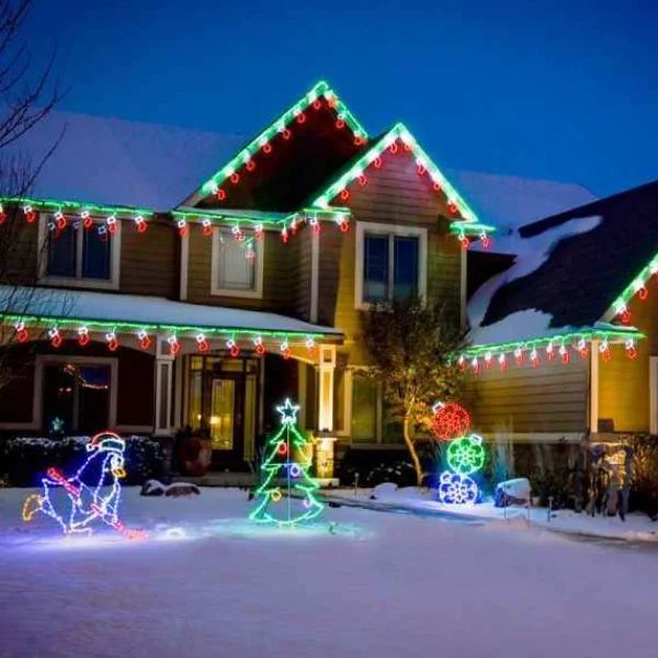 Brite Ideas Led Steel Stocking Linkable Freestyle- Set Of 12- #Led-St44