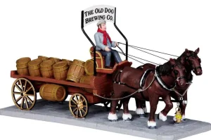Lemax Village Collection Lemax Brewer's Wagon #03847