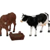 Lemax Village Collection Lemax Feeding Cow & Bull, Set Of 3 #12512