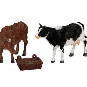 Lemax Village Collection Lemax Feeding Cow & Bull, Set Of 3 #12512