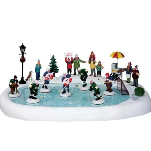 Lemax Village Collection Lemax Hockey In The Park, Set Of 19 #44766