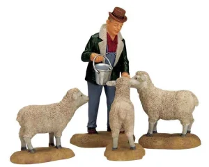 Lemax Village Collection Lemax The Good Shepherd, Set Of 4 #12499