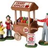 Lemax Village Collection Candy Apple Cart, Set Of 5 #22108