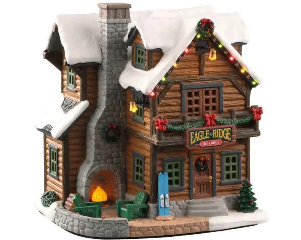 Lemax Village Collection Eagle Ridge Ski Lodge #05626