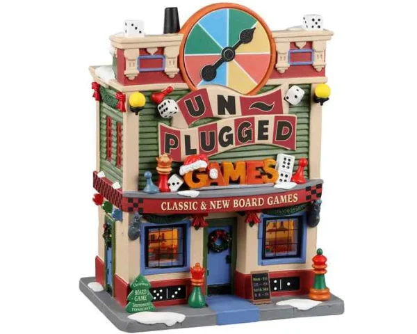 Lemax Village Collection Unplugged Games #25894