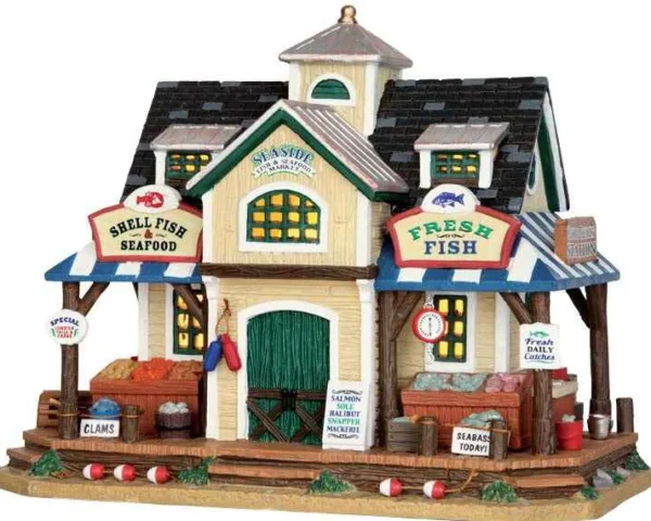 Lemax Village Collection Seaside Fish & Seafood Market #55945