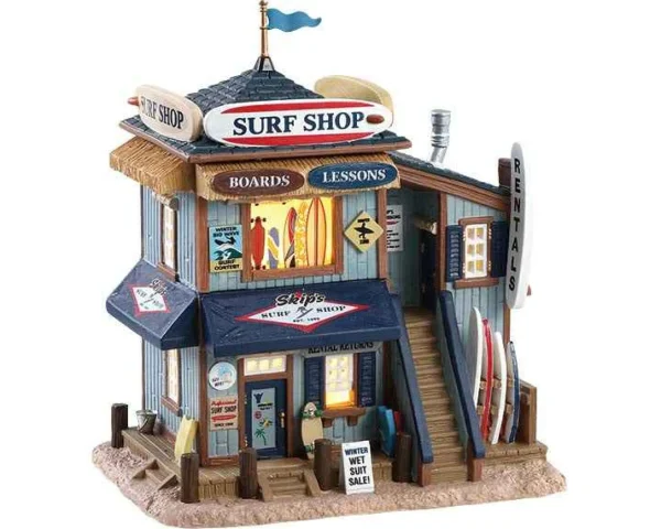 Lemax Village Collection Skip's Surf Shop #85339
