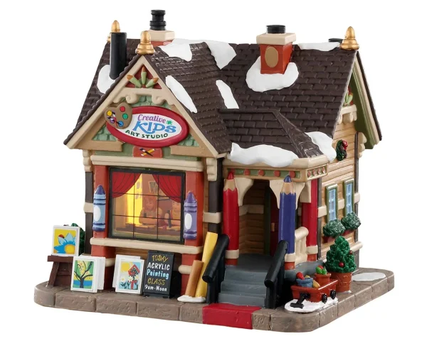 Lemax Village Collection Creative Kids Art Studio #05656