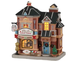 Lemax Village Collection Stella's Sewing School #05633