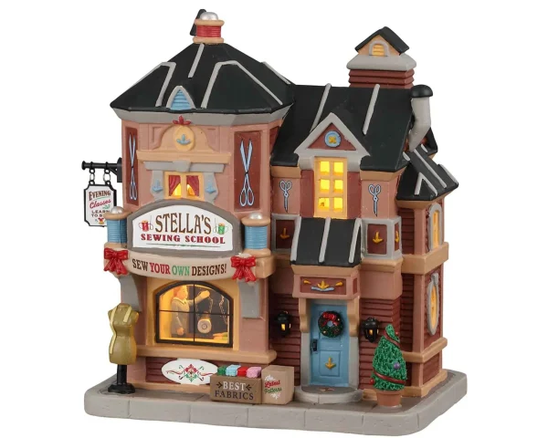 Lemax Village Collection Stella's Sewing School #05633