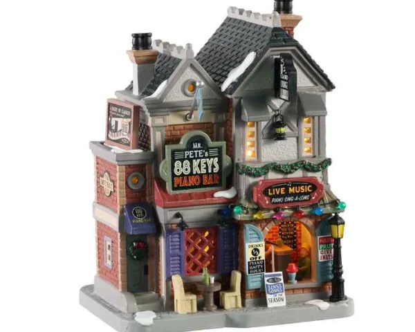 Lemax Village Collection Mr. Pete's 88 Keys Piano Bar #05659